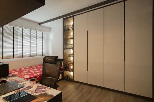 Contemporary Bedroom at Hougang St