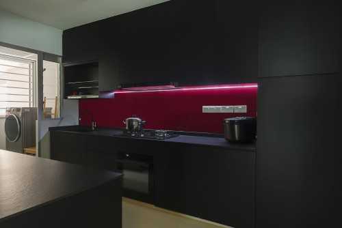 Contemporary Kitchen at Bukit Batok Ave 6