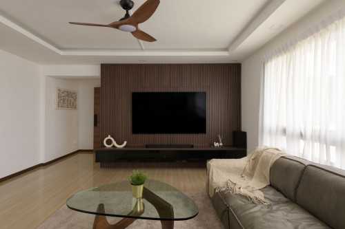 Minimalist Living Room at 237 Pasir Ris St 21