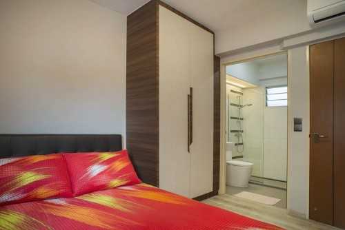 Contemporary Bedroom at Seng Kang West Way