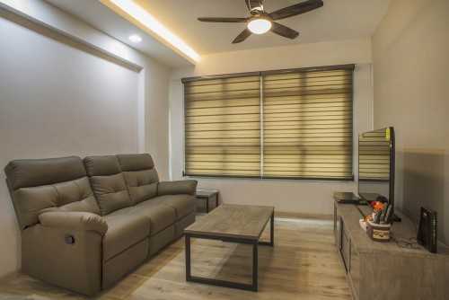 Contemporary Living Room at Seng Kang West Way
