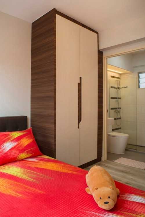 Contemporary Bedroom at Seng Kang West Way