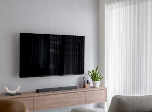 Contemporary Living Room at The Topiary