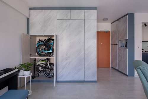 Contemporary Living Room at 646A Tampines St 62