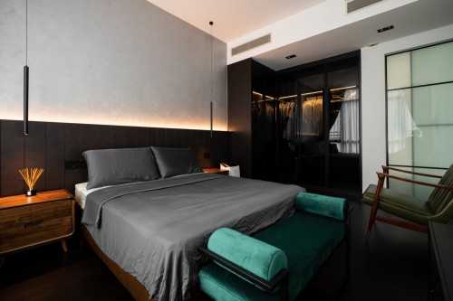 Contemporary Bedroom at Orchard | Martin Place Residence