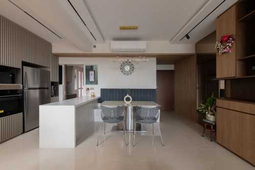 Contemporary Living Room at 17 Canberra Dr