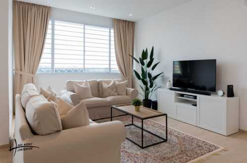 Scandinavian Living Room at Blk 946 Tampines