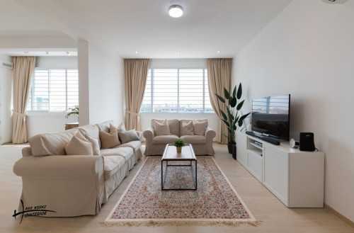 Scandinavian Living Room at Blk 946 Tampines