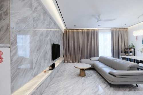 Modern Living Room at 7B Keppel Bay View