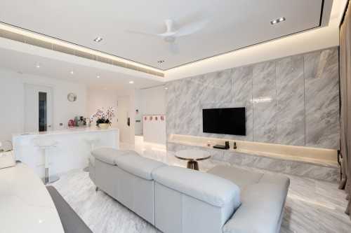 Modern Living Room at 7B Keppel Bay View