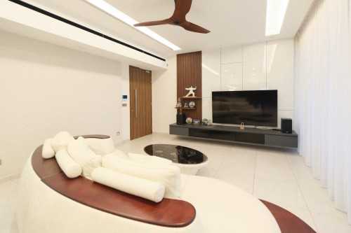 Modern Living Room at 63 Mount Sinai