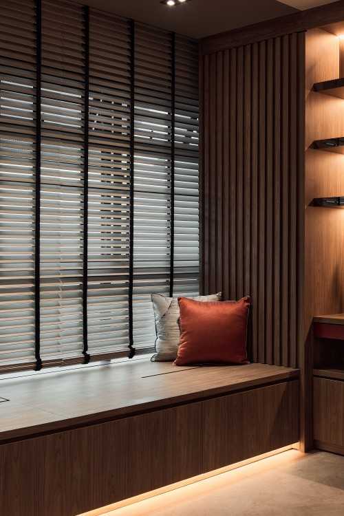 Transitional Living Room at 182 Bedok North Road