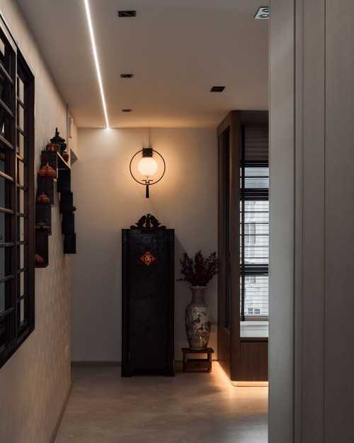 Transitional Foyer at 182 Bedok North Road