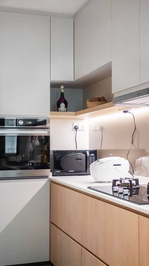 Scandinavian Kitchen at 648B Tampines Greendew | Aspen
