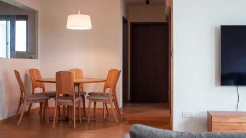 Scandinavian Dining Room at 648B Tampines Greendew | Aspen