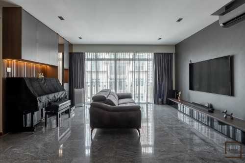 Modern Living Room at Resale Condo @ Kellock Lodge