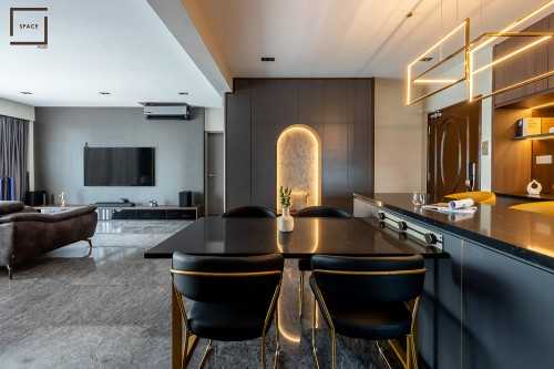 Modern Living Room at Resale Condo @ Kellock Lodge