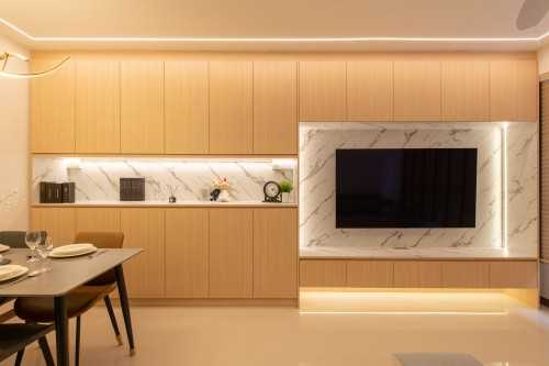 Modern Living Room at 467A Yishun Ave 6