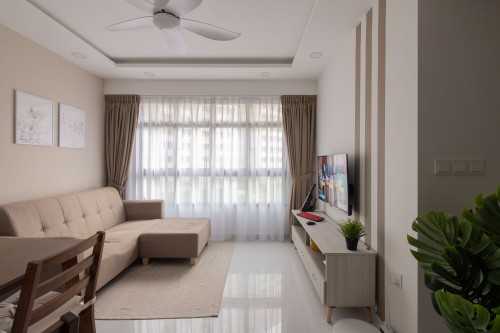 Scandinavian Living Room at 465A Clementi Ave 1
