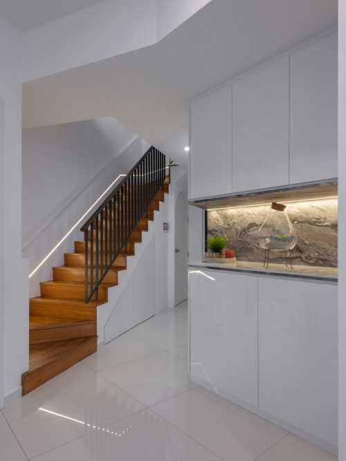 Modern Living Room at 94 Depot Rd The Interlace