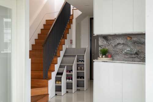 Modern Living Room at 94 Depot Rd The Interlace