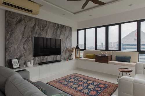 Modern Living Room at 94 Depot Rd The Interlace