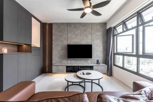 Modern Living Room at 464A Clementi Ave 1