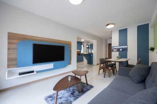 Modern Living Room at 206A Woodleigh Link