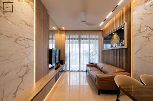 Modern Living Room at Resale Condo @ Carabelle