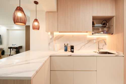 Scandinavian Kitchen at 265E Compassvale Bow