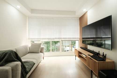 Scandinavian Living Room at 265E Compassvale Bow