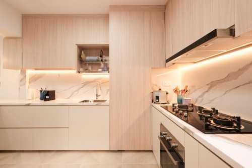 Scandinavian Kitchen at 265E Compassvale Bow