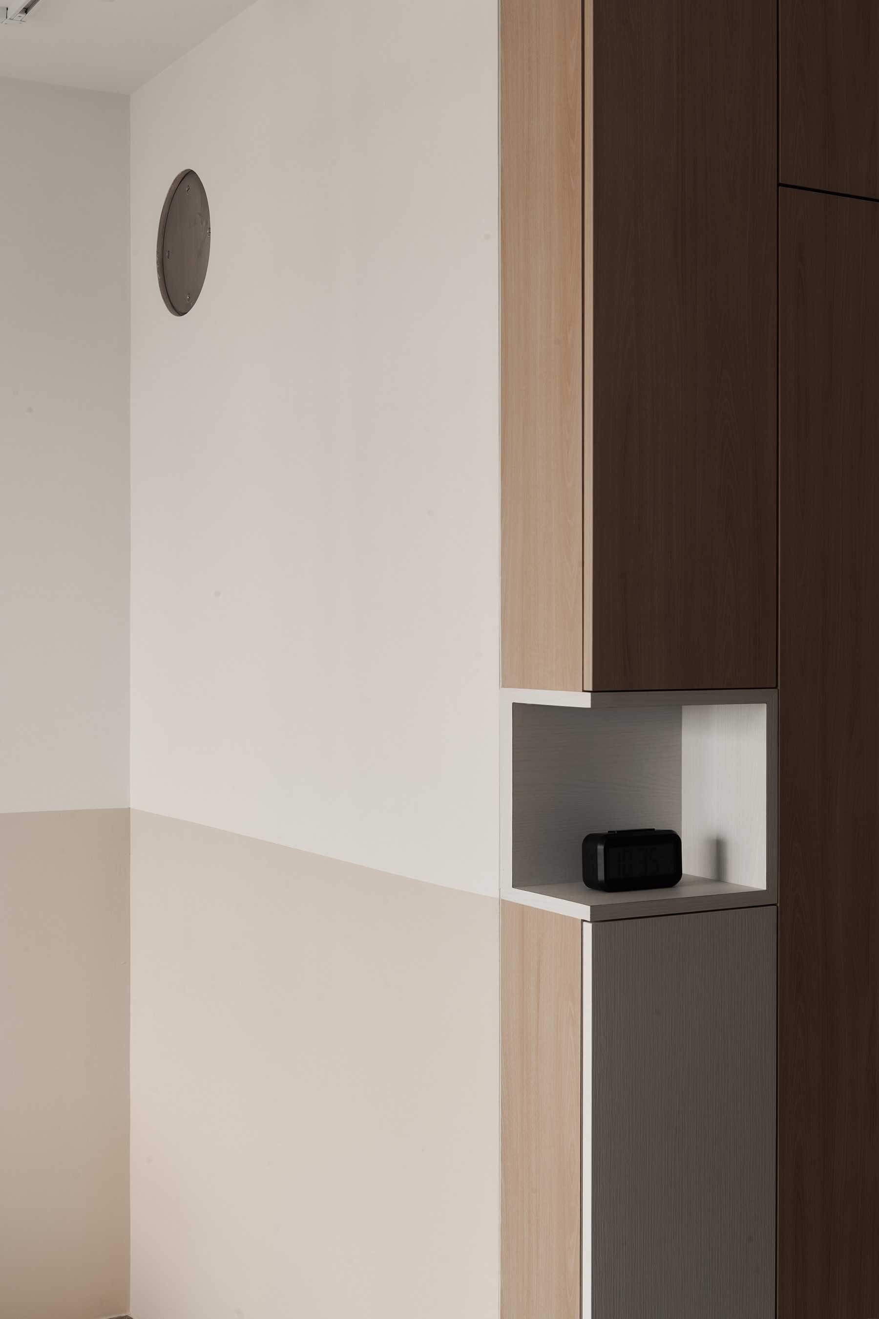 Scandinavian Entryway with Small Storage and Shoe Cabinets