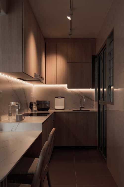 Scandinavian Kitchen at 640 Senja Close