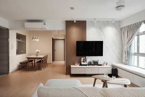 Scandinavian Living Room at 645A Tampines St 62