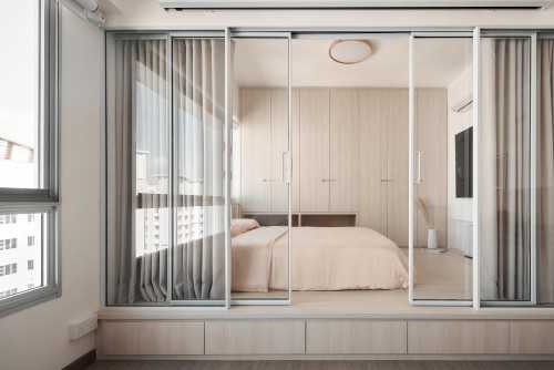 Minimalist Bedroom at 781C Woodland Ave 9