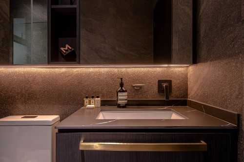 Contemporary Bathroom at 521 Canberra Drive, Canberra Residence