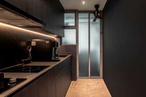 Contemporary Kitchen at 521 Canberra Drive, Canberra Residence