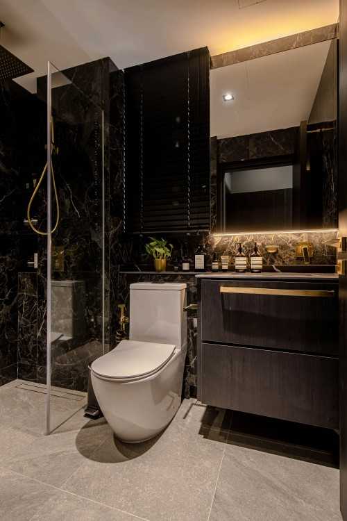 Contemporary Bathroom at 521 Canberra Drive, Canberra Residence
