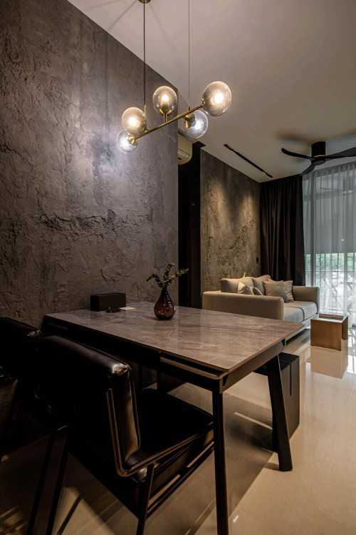 Contemporary Dining Room at 521 Canberra Drive, Canberra Residence