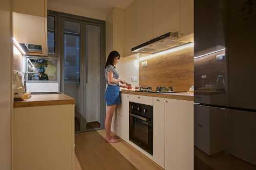 Minimalist Kitchen at The Canopy Condo