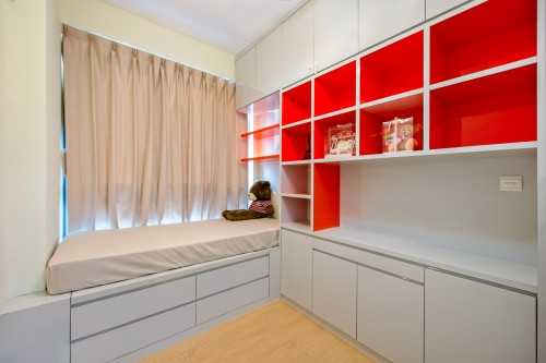 Minimalist Bedroom at The Canopy Condo