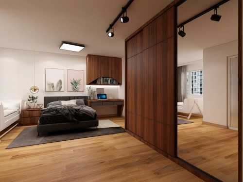 Scandinavian Bedroom at 301D PUNGGOL PLACE