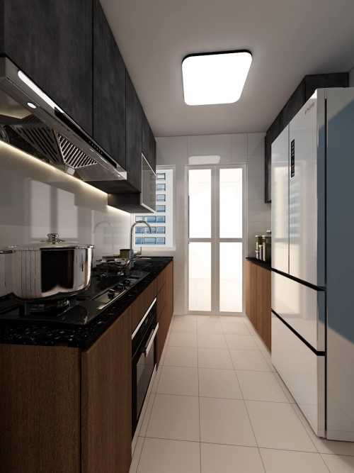 Scandinavian Kitchen at 301D PUNGGOL PLACE