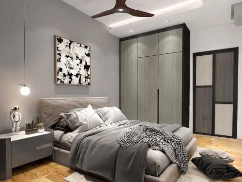 Modern Bedroom at 667A PUNGGOL DRIVE