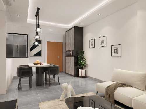 Modern Living Room at 667A PUNGGOL DRIVE