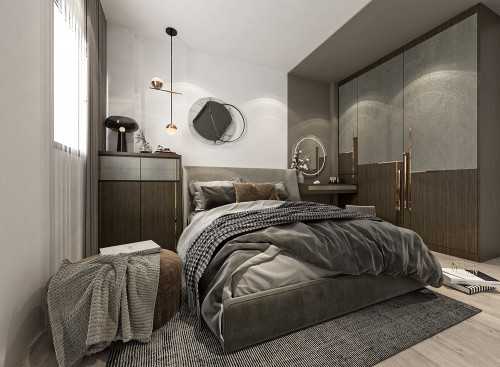 Minimalist Bedroom at 122 GEYLANG EAST