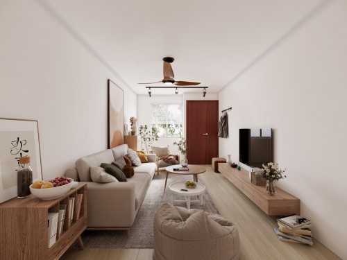Minimalist Living Room at 422 ANG MO KIO AVE 10