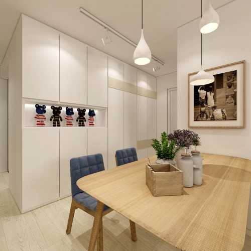 Minimalist Dining Room at 103A BIDADARI PARK DRIVE