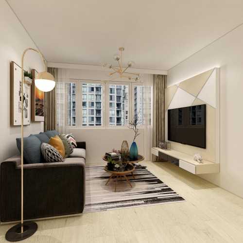 Minimalist Living Room at 103A BIDADARI PARK DRIVE